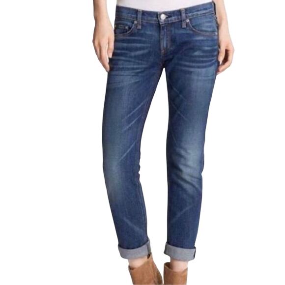 Rag & Bone ‘The Dre’ Straight Leg Jeans – Dark Wash Denim, Size 27 - Picture 2 of 14